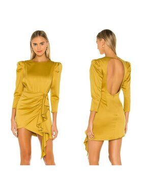 NBD Pandora Dress - Mustard Yellow